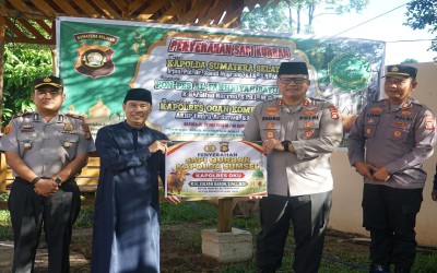 Kapolda Sumsel Berkurban di Ponpes Al Fakhriyah Baturaja