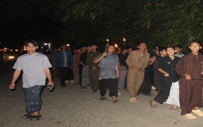 Pawai Obor Santri Al Fakhriyah, Meriahkan Malam Idul Adha